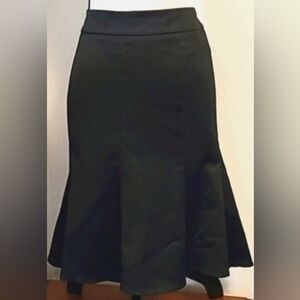 Vintage Mexx lined black satin fishtail skirt. Excellent condition size 10.